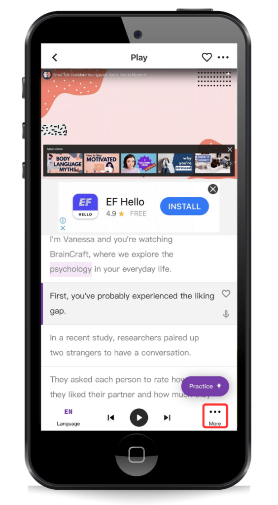 選擇更多語言功能