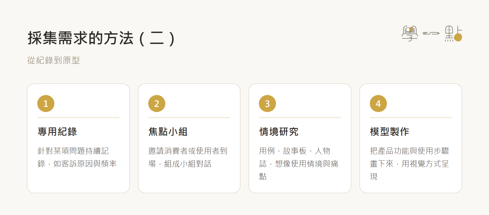 Monica商業分析課程筆記:3個專案前的研究與規劃重點 5 量化研究